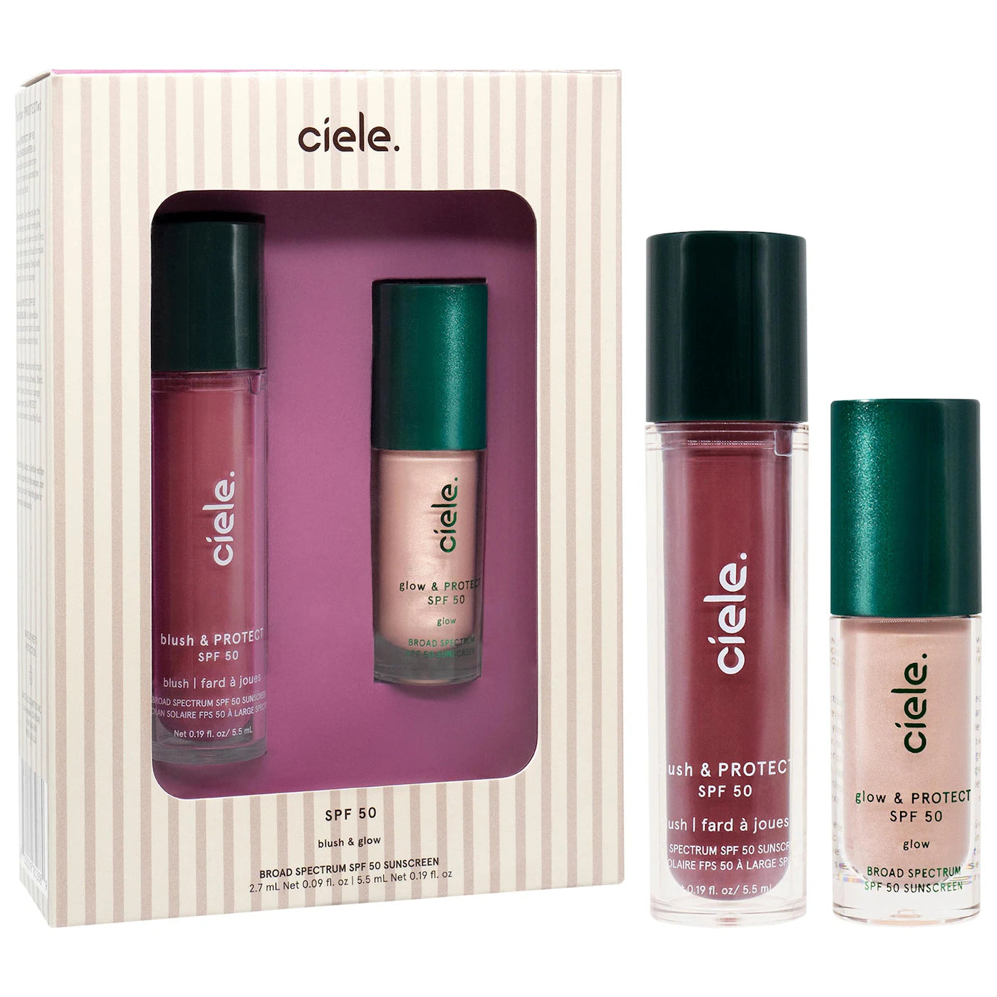 Pre-orden: ciele | Sugar & Silk Duo - Blush & Highlighter Gift Set