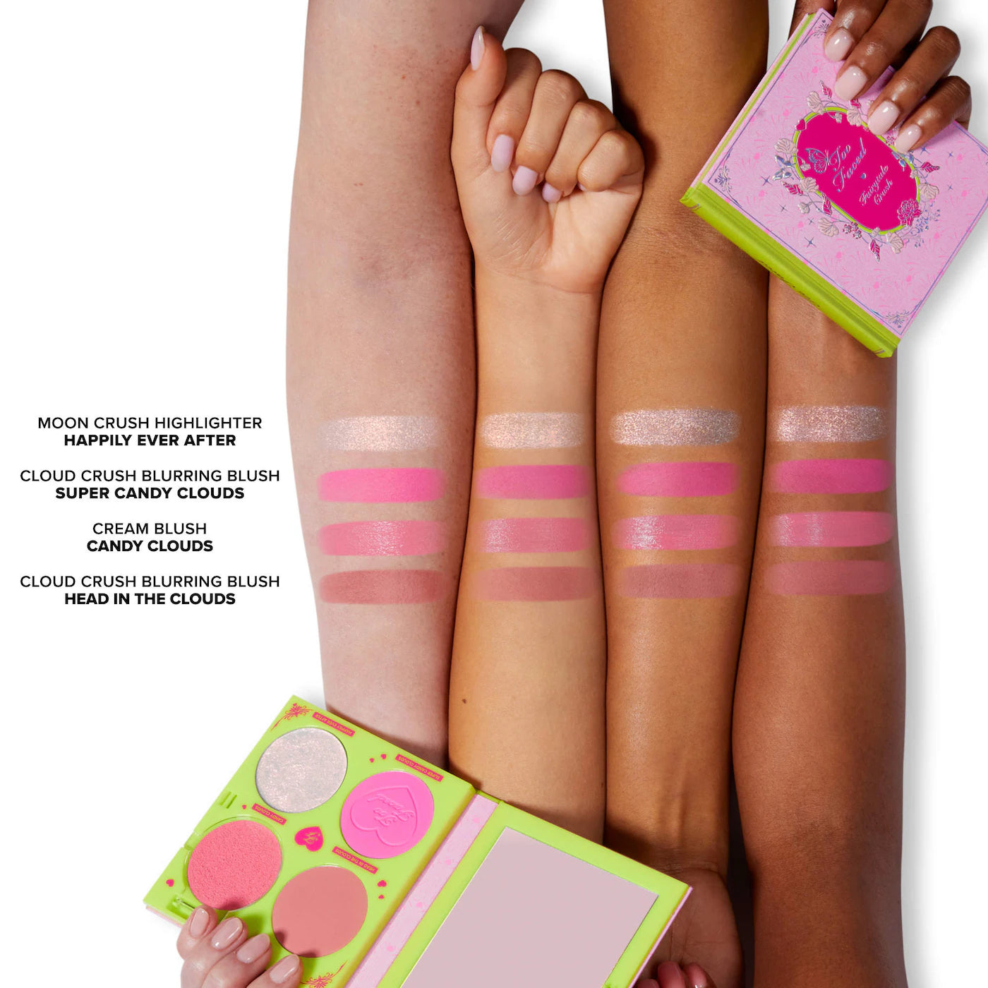 Pre-orden: Too Faced | Fairytale Crush Blush & Highlighter Palette Makeup Set
