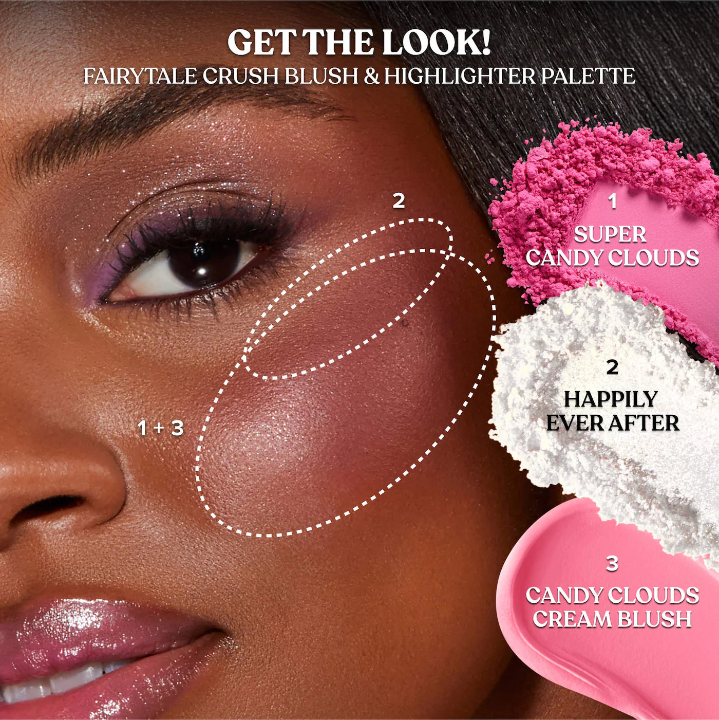 Pre-orden: Too Faced | Fairytale Crush Blush & Highlighter Palette Makeup Set