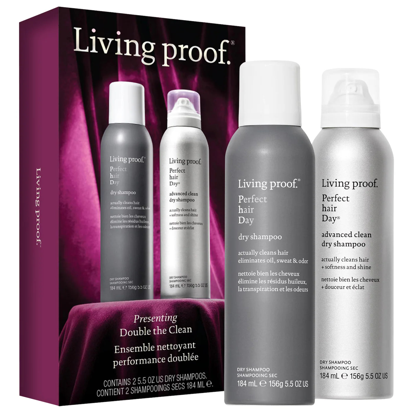 Pre-orden: Living Proof | Double the Clean Perfect Hair Day™ Dry Shampoo Gift Set