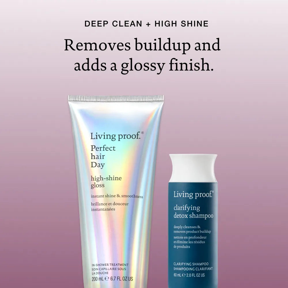 Pre-orden: Living Proof | Detox Shampoo and High Shine Gloss Gift Set