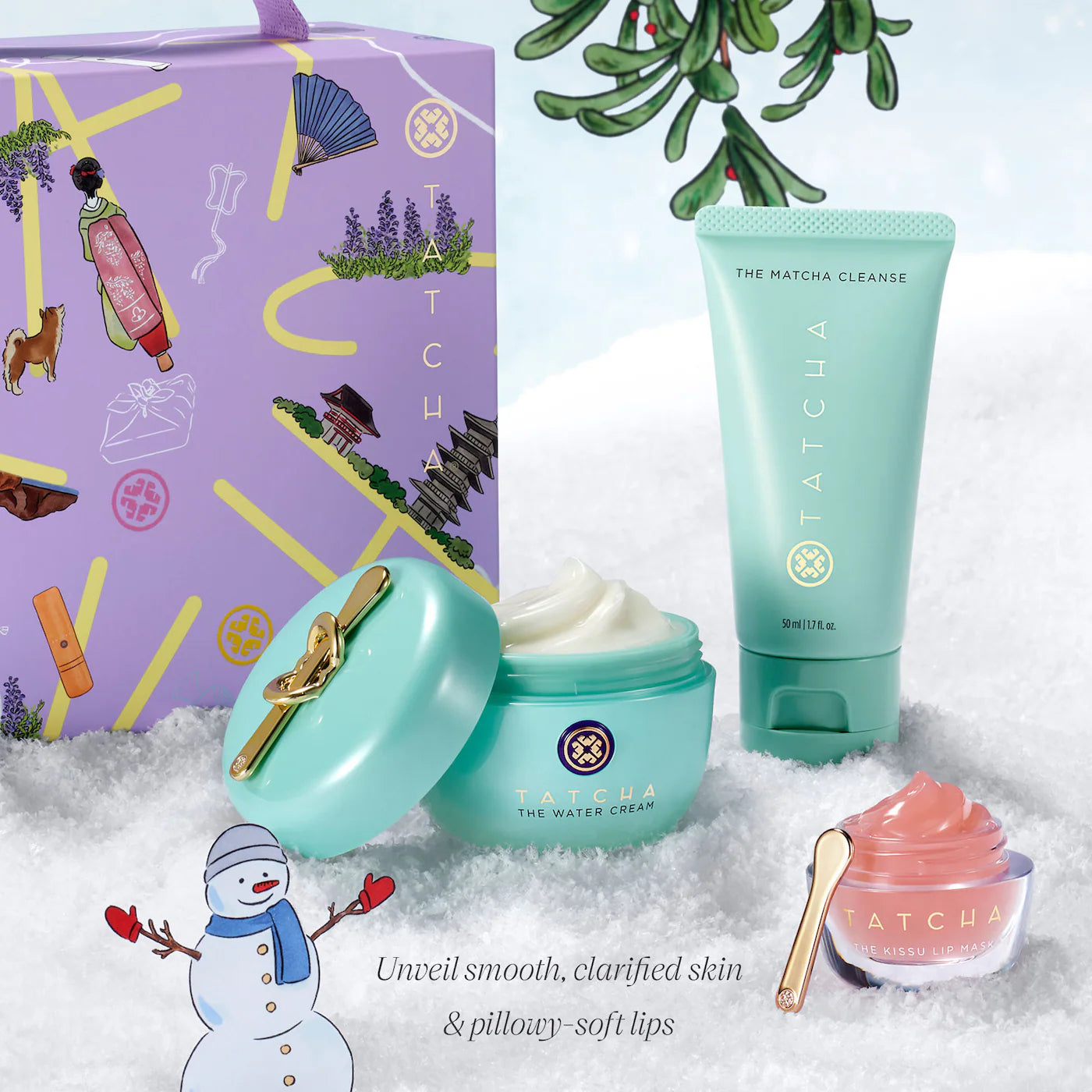 Pre-orden: Tatcha | Pure Pores, Plump Lips Set