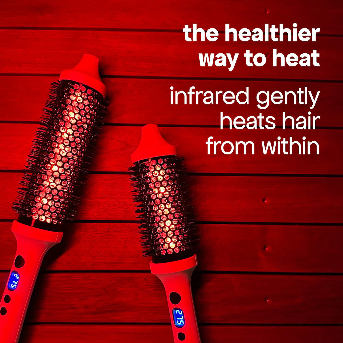 Pre-orden: BondiBoost | Infrared Heated Long Barrel Round Brush and Rapid Repair Bond Builder+ Hair Oil Gift Set