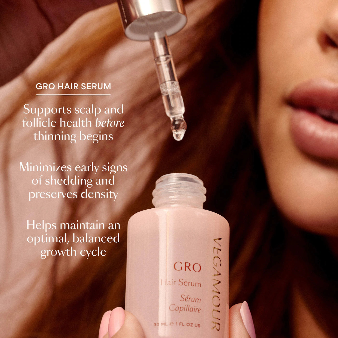 Pre-orden: Vegamour | GRO Hair Serum and Shampoo & Conditioner Hair Gift Set