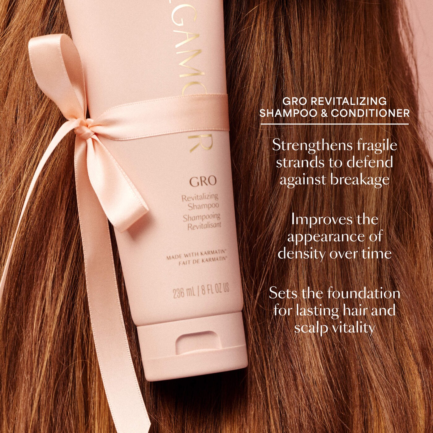 Pre-orden: Vegamour | GRO Hair Serum and Shampoo & Conditioner Hair Gift Set