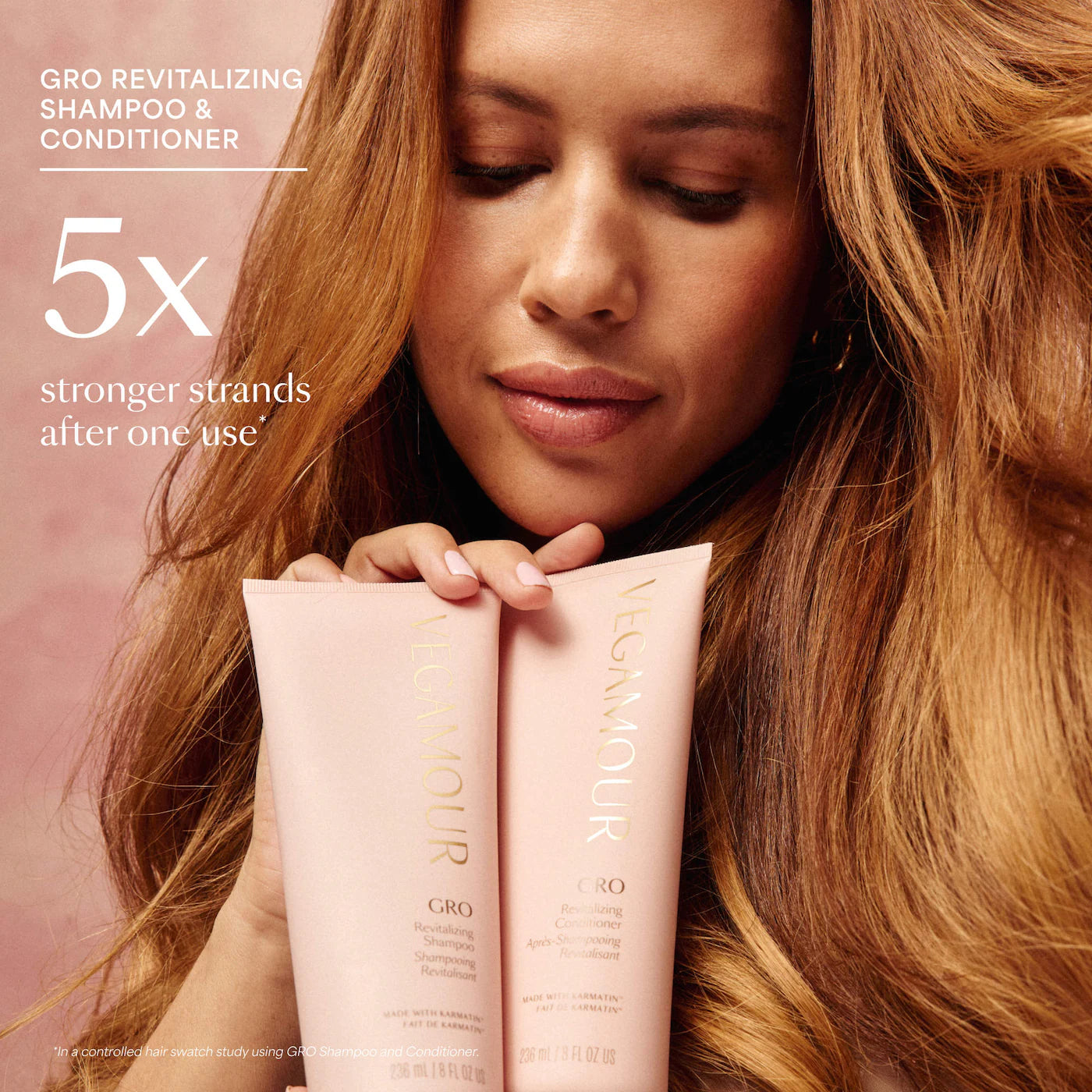 Pre-orden: Vegamour | GRO Hair Serum and Shampoo & Conditioner Hair Gift Set