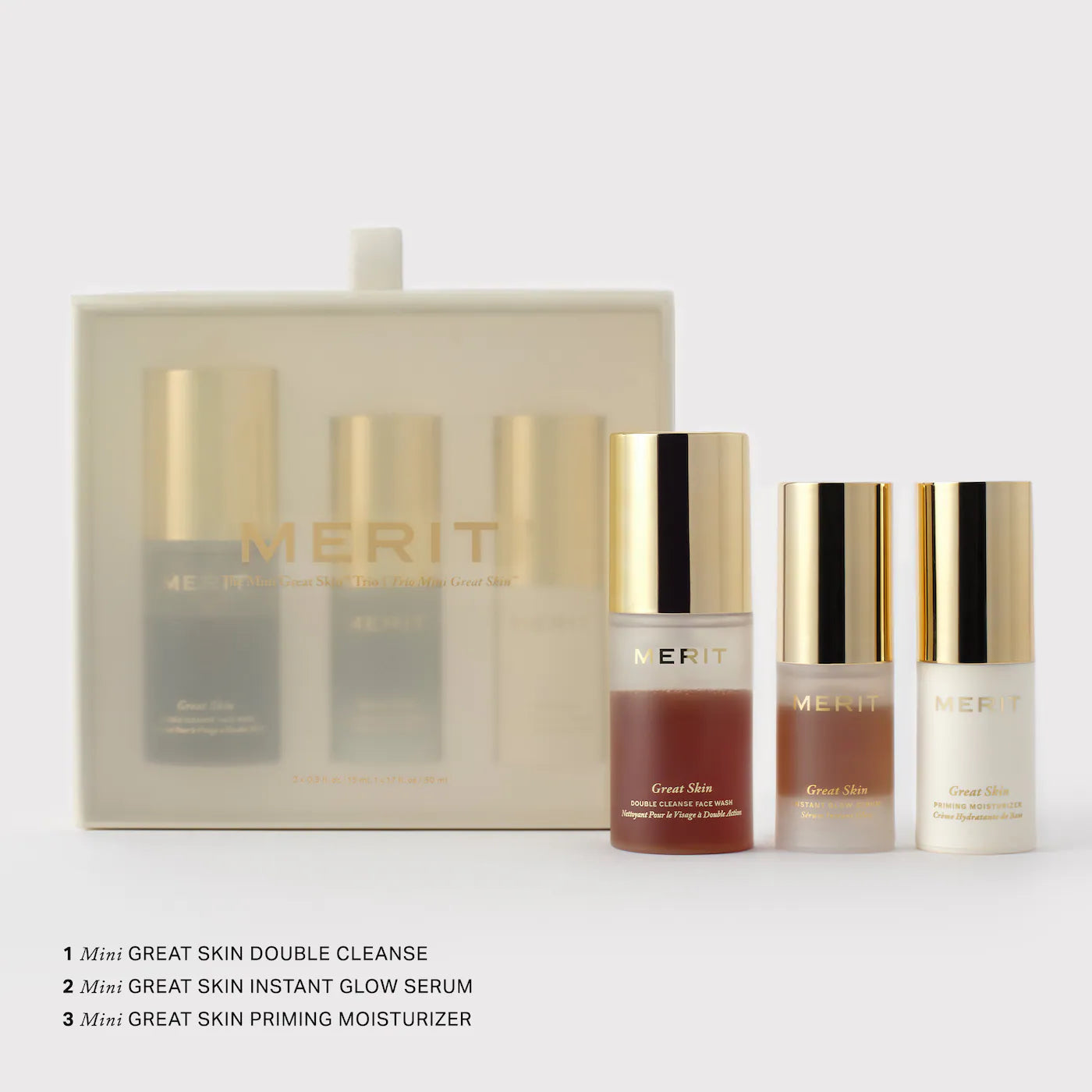 Pre-orden: MERIT | Mini Great Skin Skincare Essentials Gift Set