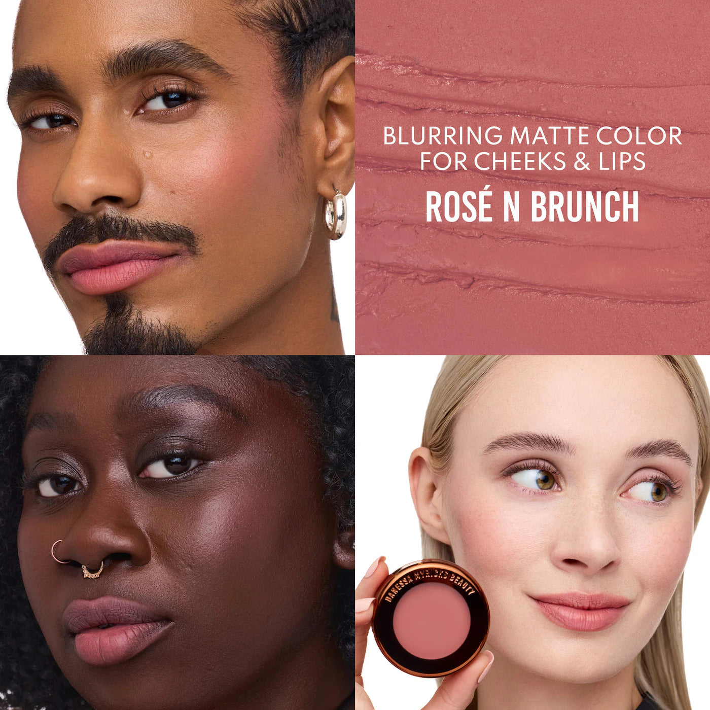 Pre-orden: Danessa Myricks Beauty | Mini Yummy Skin Flushed Essentials: Face & Lip Makeup Gift Set