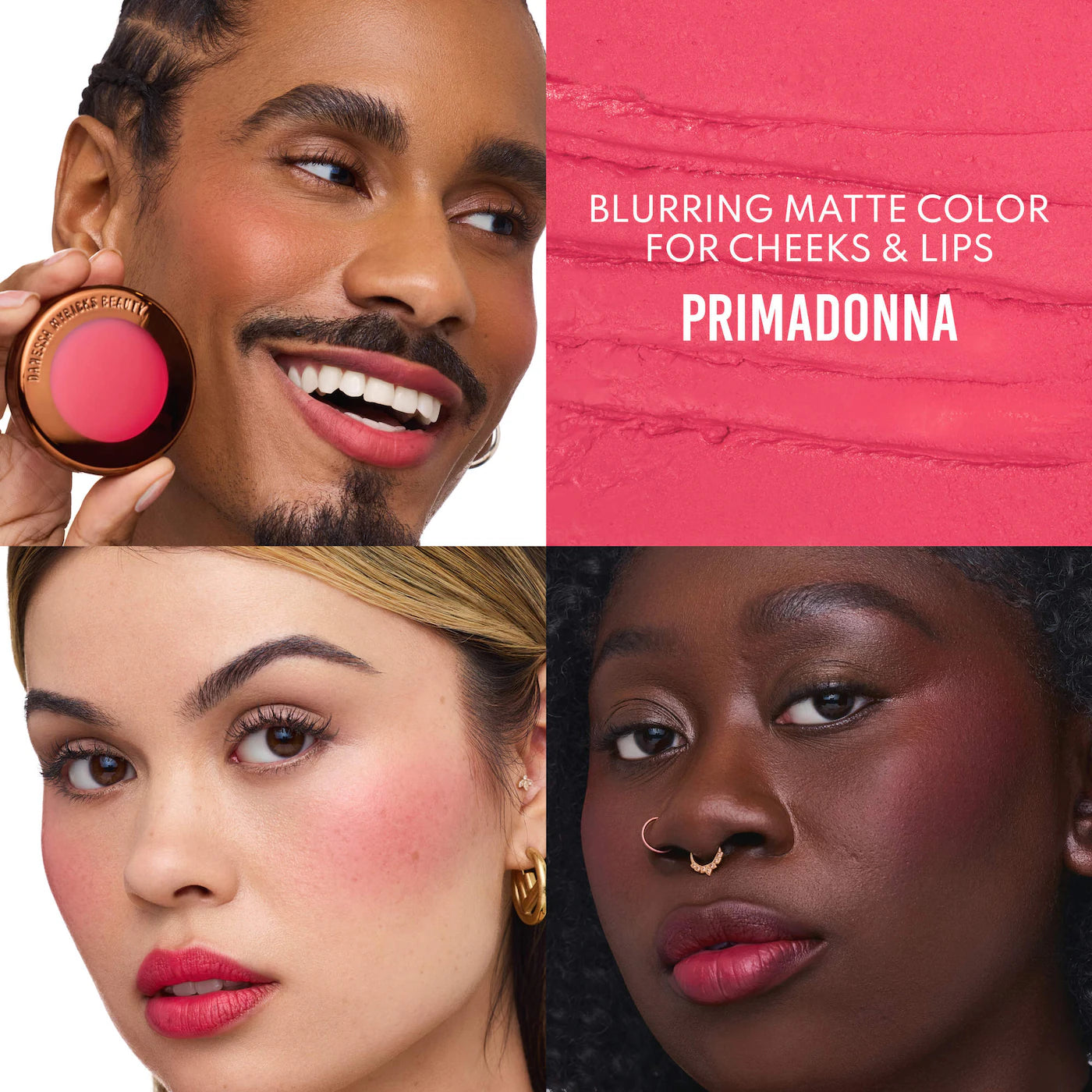 Pre-orden: Danessa Myricks Beauty | Mini Yummy Skin Flushed Essentials: Face & Lip Makeup Gift Set
