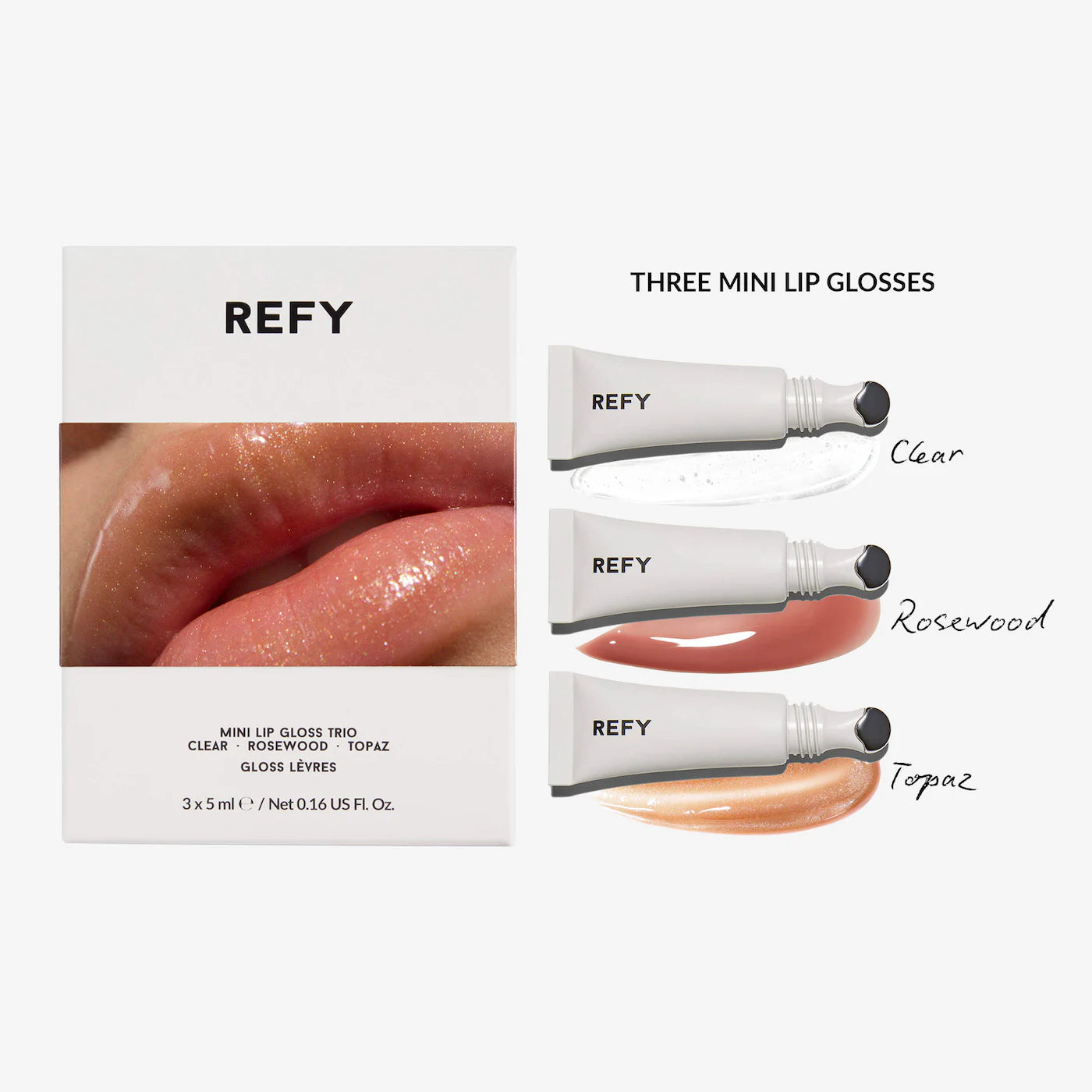 Pre-orden: REFY | Mini Lip Gloss Trio Gift Set