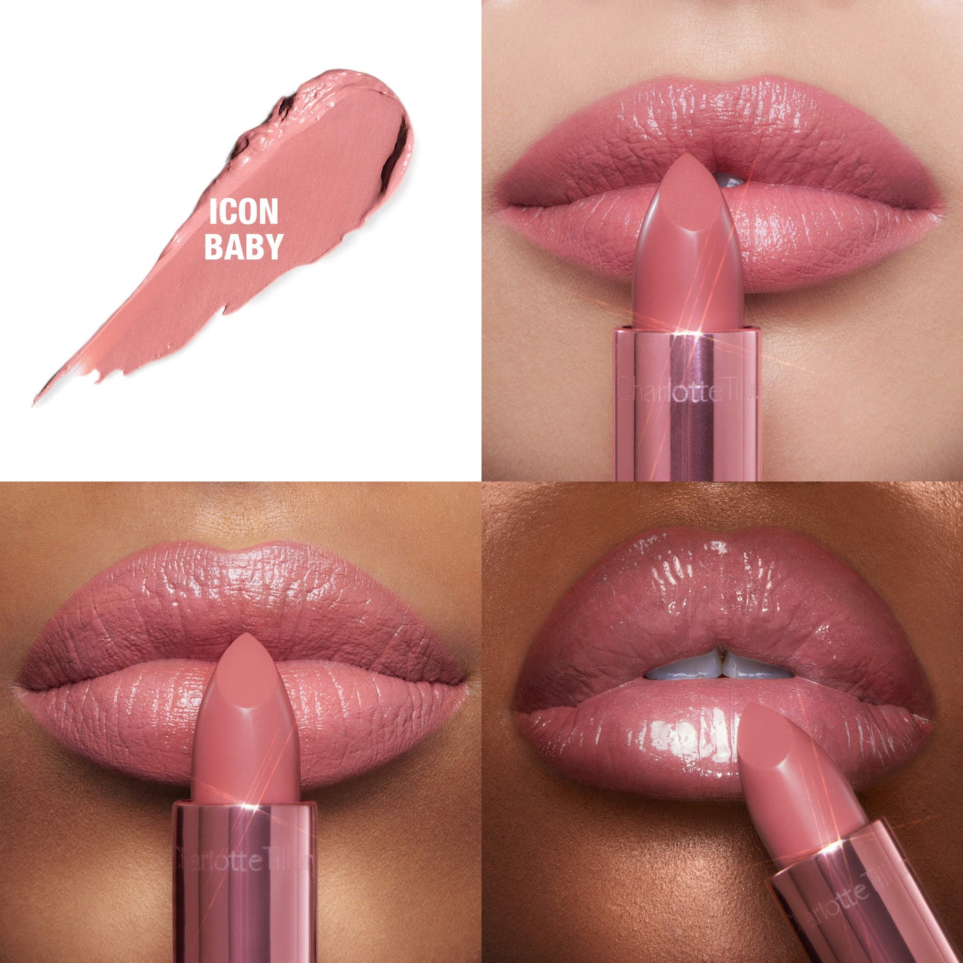 Pre-orden: Charlotte Tilbury | Mini Iconic Hollywood Lipstick Trio Gift Set