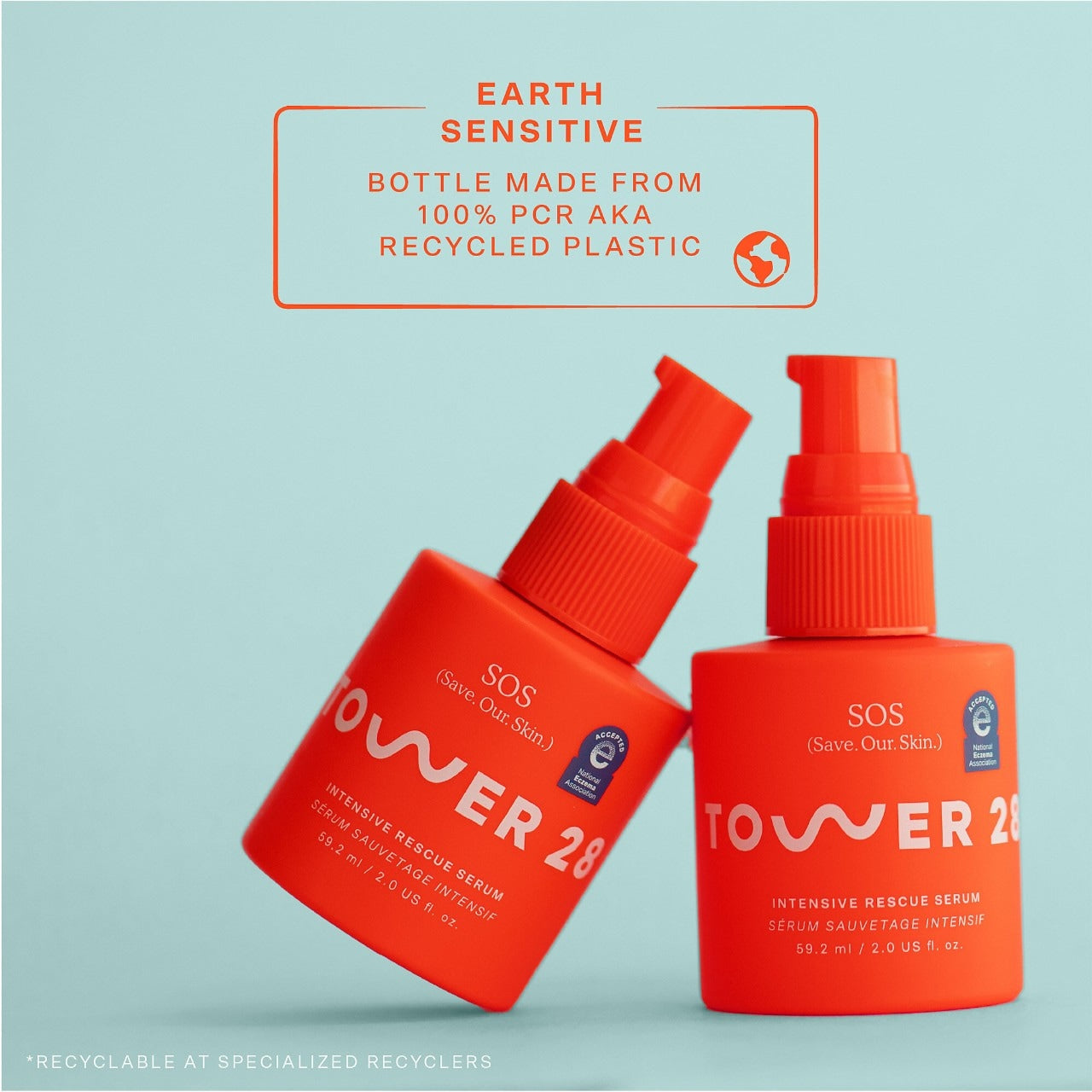 Pre orden: Tower 28 Beauty | SOS Intensive Redness Relief Serum with Hypochlorous Acid