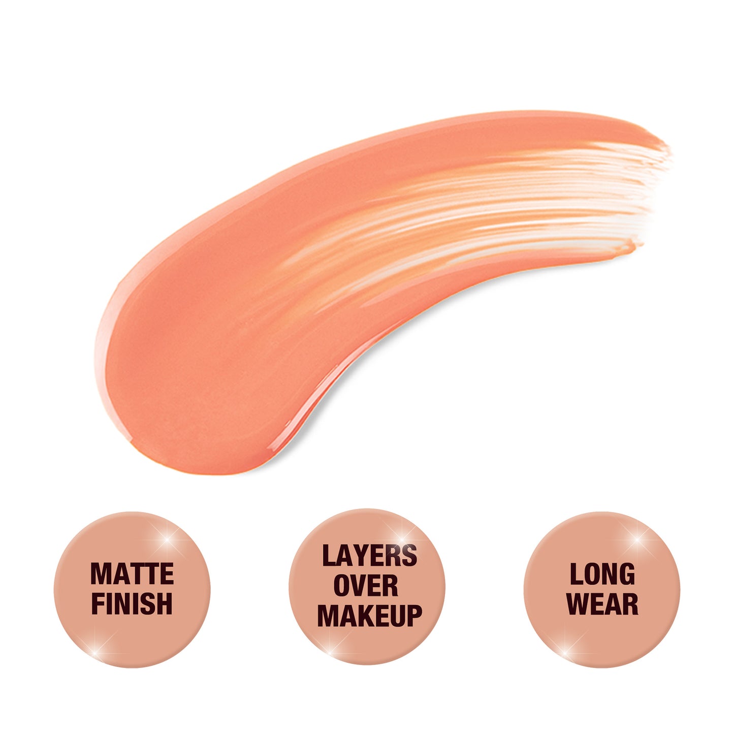 Charlotte Tilbury | Matte Beauty Blush Wands |  Peach Pop (matte nude-peach)