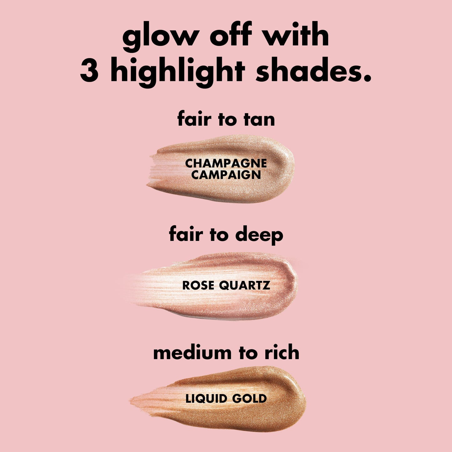 Elf | Halo Glow Highlight Beauty Wand | Rose Quartz