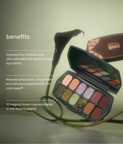 Pre-orden: r.e.m. beauty x Wicked | For Good welcome to oz eyeshadow & eyeliner set