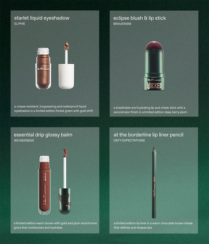 Pre-orden: r.e.m. beauty x Wicked | For Good Elphaba Makeup Set