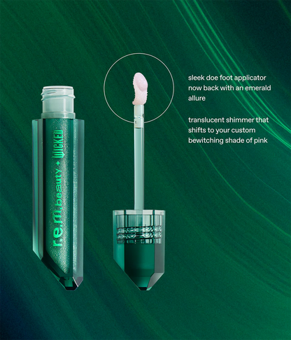 Pre-orden: r.e.m. beauty x Wicked | For Good So Popular pH Adaptive Lip Oil