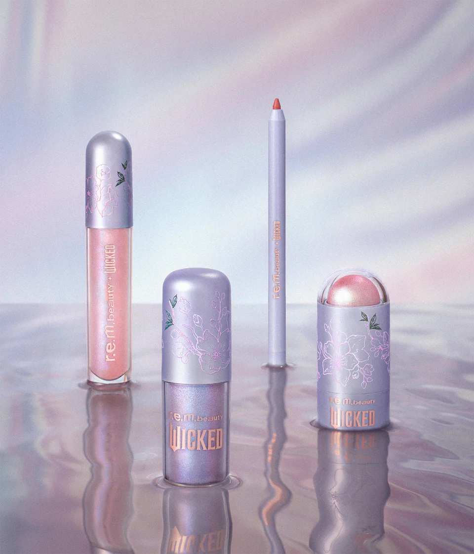 Pre-orden: r.e.m. beauty x Wicked | For Good Glinda Makeup Set
