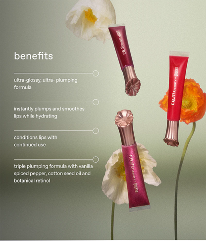 Pre-orden: r.e.m. beauty x Wicked | For Good Poppy Plumping Lip Gloss