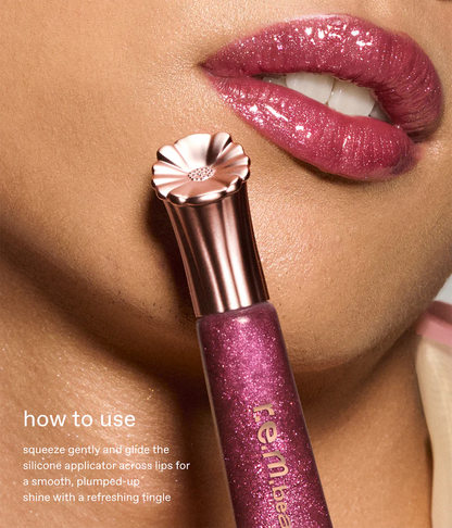 Pre-orden: r.e.m. beauty x Wicked | For Good Poppy Plumping Lip Gloss