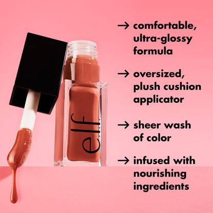 E.L.F. | Glow Reviver Lip Oil | Rose Envy