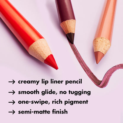 ELF | Cream Glide Lip Liner | Plum & Get It (blackened plum)