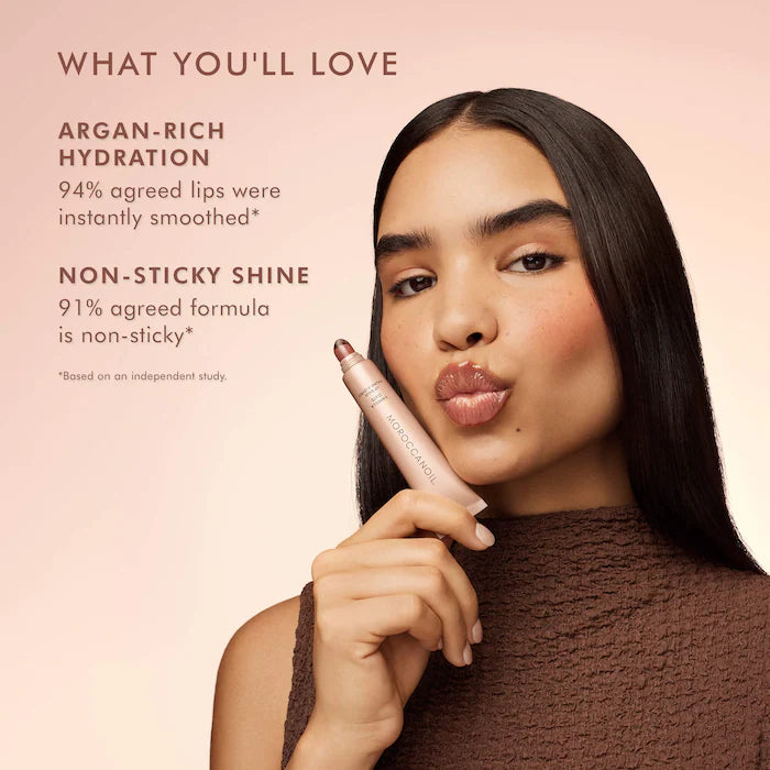 Moroccanoil | Lip Balm – Hydrating Argan + Peptide Lip Treatment (Bálsamo Labial Hidratante con Argán y Péptidos) | Pre-orden