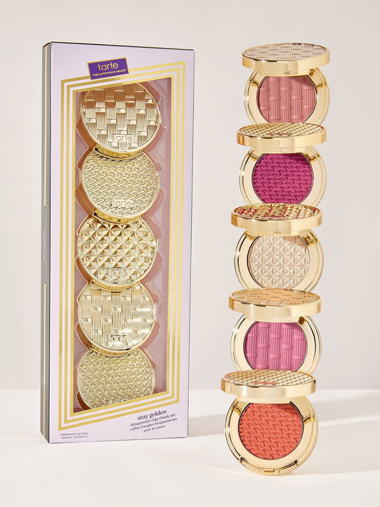 Tarte | Stay golden Amazonian clay cheek set | Pinks & Corals