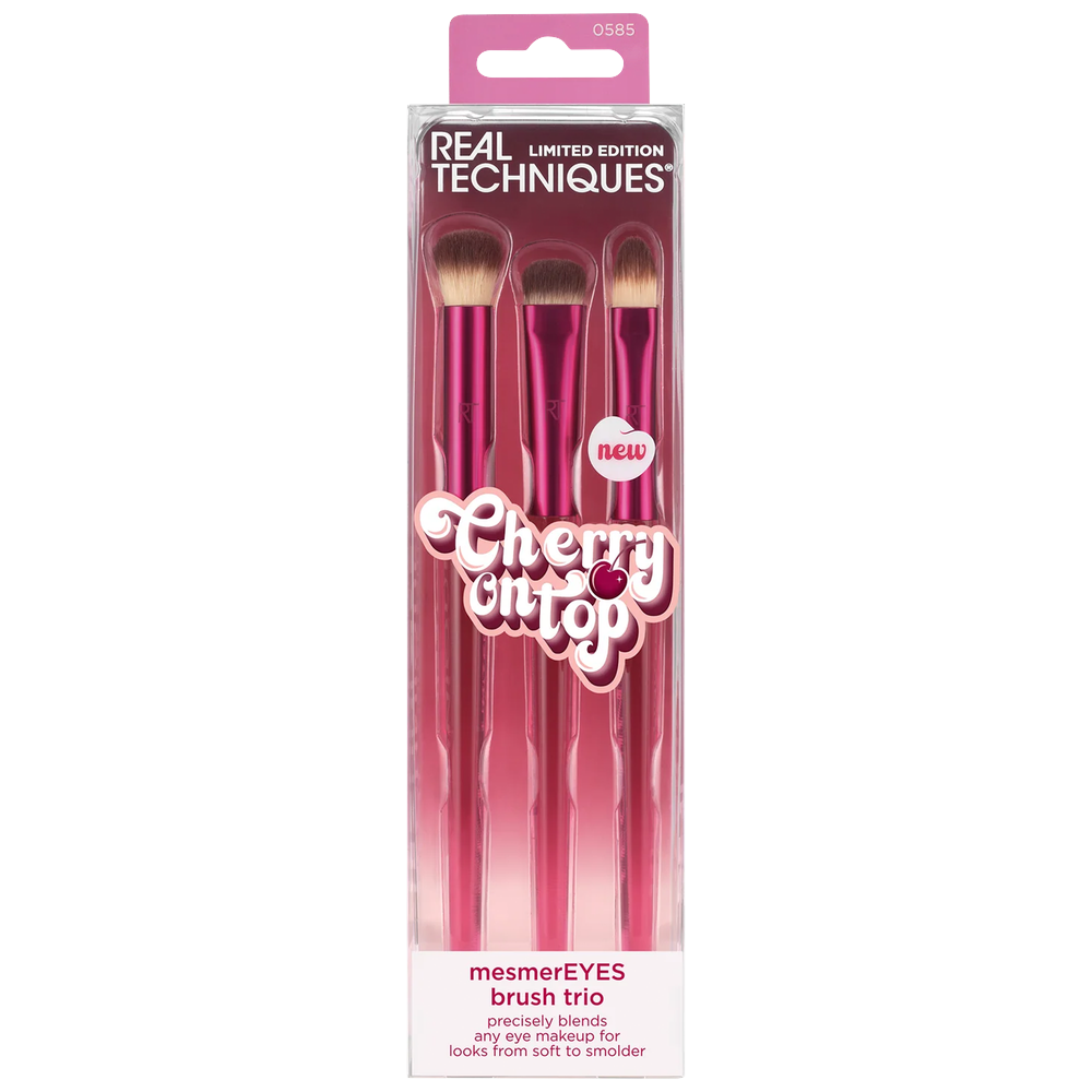 Pre-orden: Real Techniques | Cherry On Top MesmerEYES Brush Trio