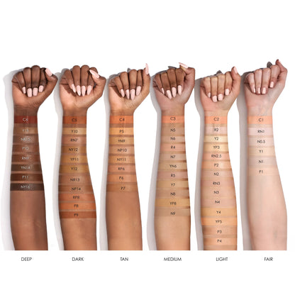 Pre-orden: NATASHA DENONA | Hy-Glam Brightening & Hydrating Medium to Full Coverage Crease Proof Serum Concealer