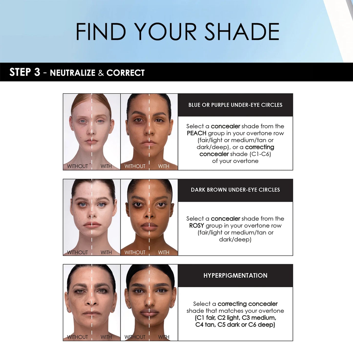 Pre-orden: NATASHA DENONA | Hy-Glam Brightening & Hydrating Medium to Full Coverage Crease Proof Serum Concealer