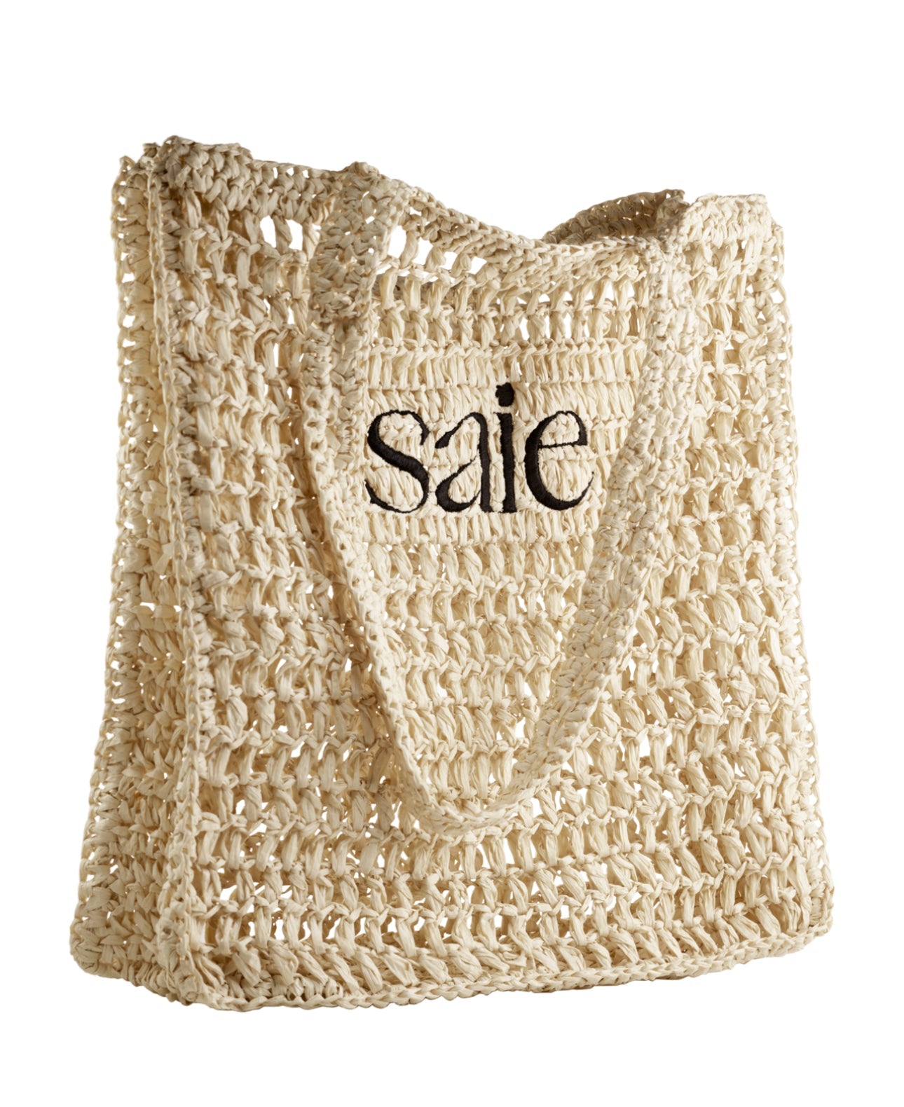 Saie | The Raffia Tote Bag