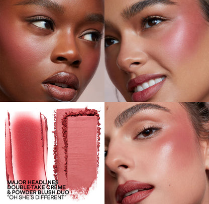 PATRICK TA | Major Headlines Double-Take Crème & Powder Blush Duo