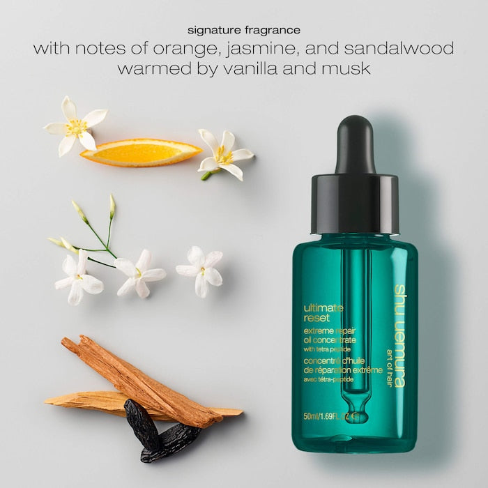 shu uemura | Ultimate Reset Repair Oil For Very Damaged Hair (Aceite Reparador Capilar para Cabello Muy Dañado) | Pre-orden