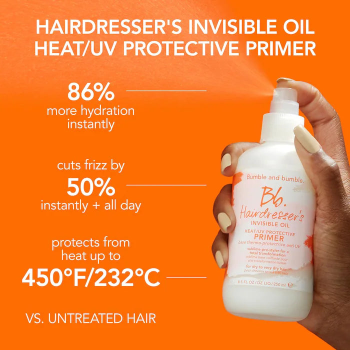 Bumble and bumble |Hairdresser’s Invisible Oil Heat Protectant Leave In Conditioner Primer | 250 MLs