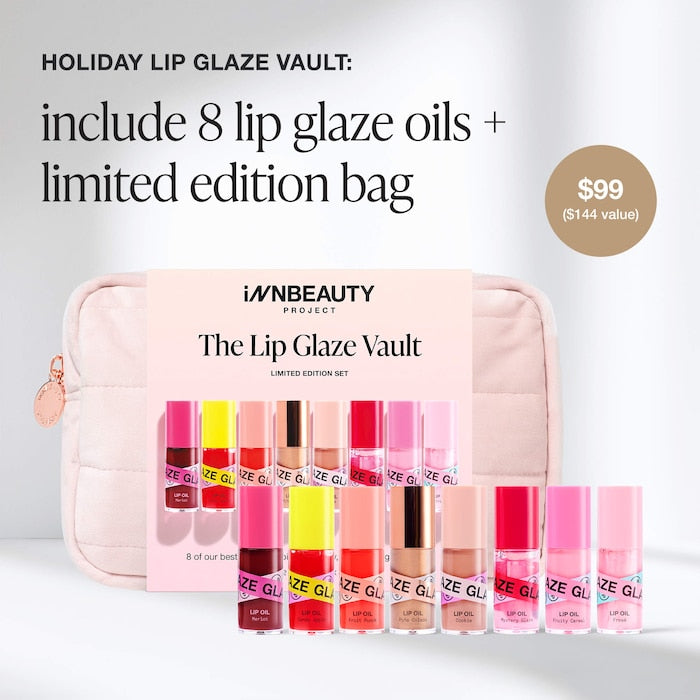 Pre-orden: INNBEAUTY Project | The Lip Glaze Vault Limited Edition Holiday Value Set