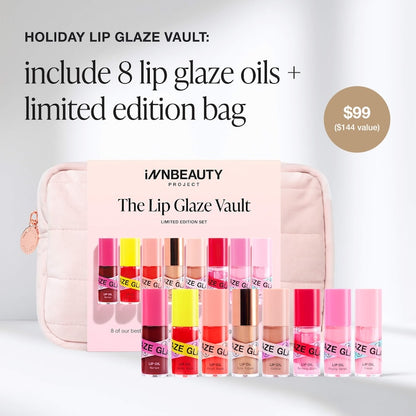 Pre-orden: INNBEAUTY Project | The Lip Glaze Vault Limited Edition Holiday Value Set