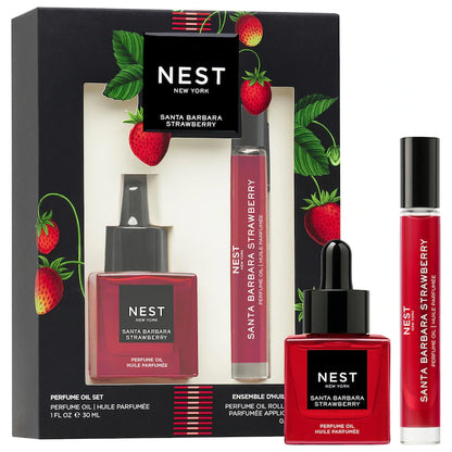 Pre-orden: NEST New York | Santa Barbara Strawberry Perfume Oil Duo Set
