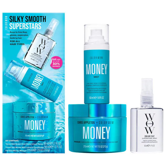 Pre Venta: COLOR WOW | Silky Smooth Superstars Hair Value Set