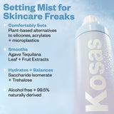 Kosas | Cloud Set Mist Airy Setting + Smoothing Mist (Mist Fijador y Alisador de Maquillaje) | Pre-orden
