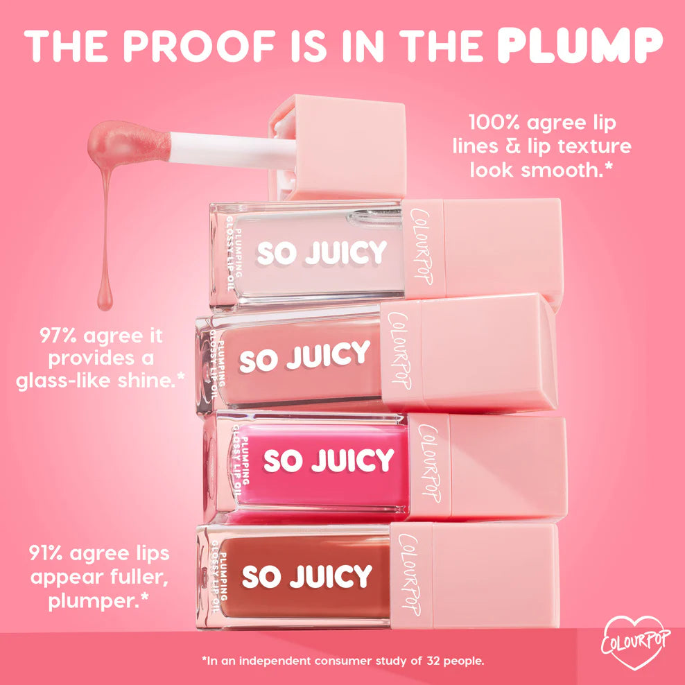 Colourpop | So Juicy Plumping Glossy Lip Oil | Flirty Text