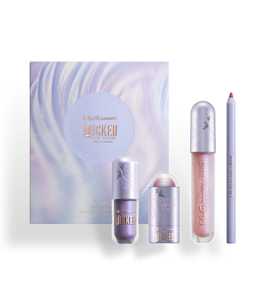 Pre-orden: r.e.m. beauty x Wicked | For Good Glinda Makeup Set