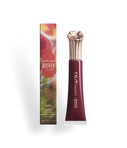 Pre-orden: r.e.m. beauty x Wicked | For Good Poppy Plumping Lip Gloss