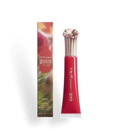 Pre-orden: r.e.m. beauty x Wicked | For Good Poppy Plumping Lip Gloss