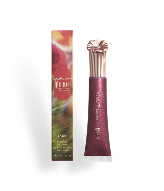 Pre-orden: r.e.m. beauty x Wicked | For Good Poppy Plumping Lip Gloss