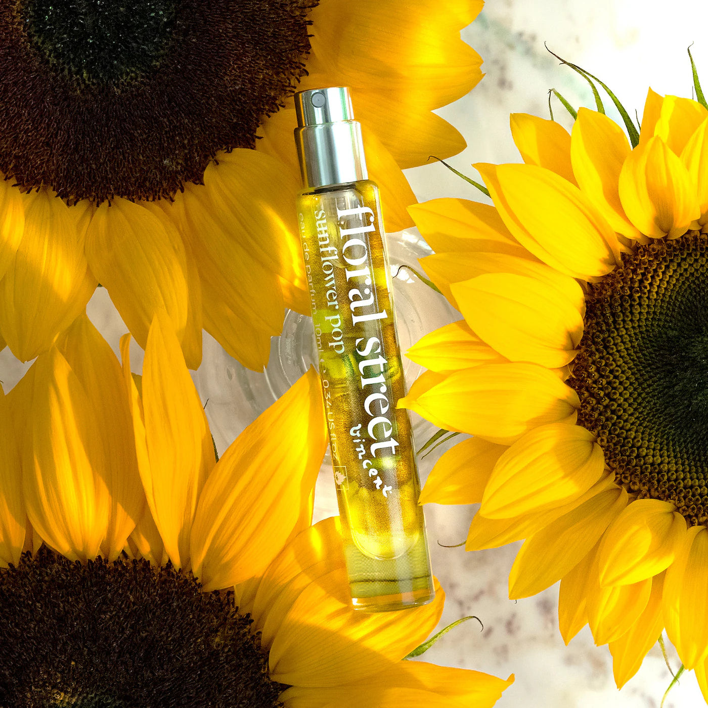 Pre Venta: Floral Street | Sunflower Pop Eau De Parfum Travel Spray | 0.34 oz/ 10 mL