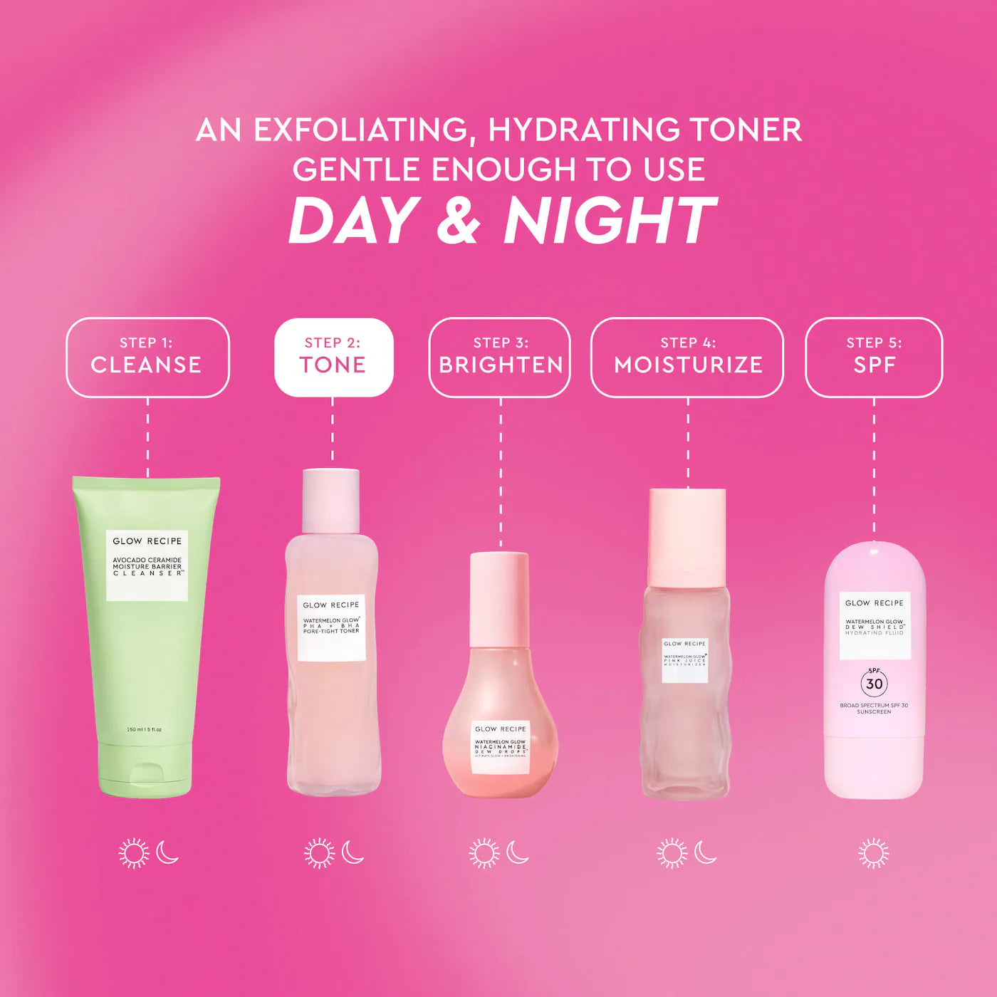 Pre-orden: Glow Recipe | Watermelon Glow PHA + BHA Pore-Tight Toner