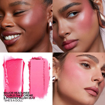 PATRICK TA | Major Headlines Double-Take Crème & Powder Blush Duo