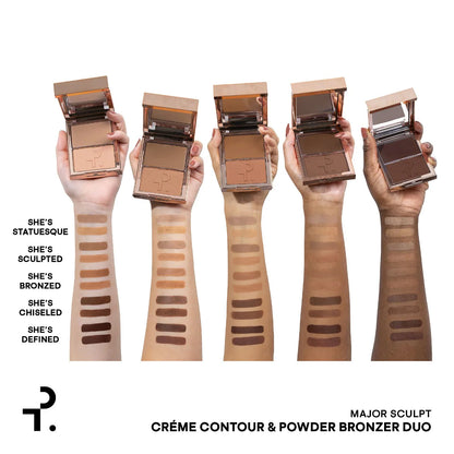 Pre Venta: PATRICK TA | Major Sculpt Creme Contour & Powder Bronzer Duo | She's Bronzed