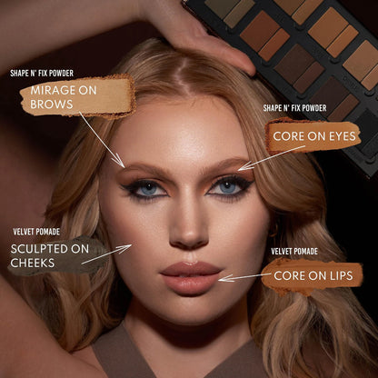 Danessa Myricks Beauty | Groundwork: Defining Neutrals - Palette For Eyes, Brows, Face & Lips